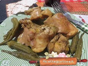 coniglio light all okra ricetta