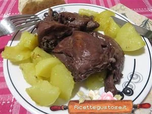 coniglio light vino rosso zenzero ricetta