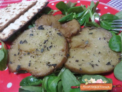 seitan marinato alla piastra