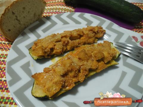 zucchine ripiene al tofu