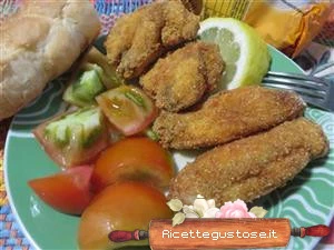 alette di pollo panate