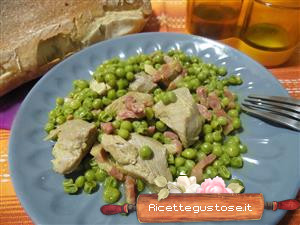 bocconcini tacchino e piselli