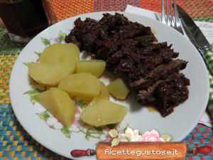 brasato di bufalo con patate