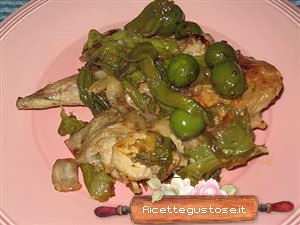 coniglio ai friggitelli