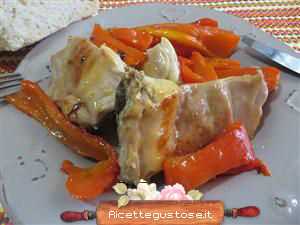 coniglio ai peperoni