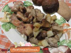 ricetta coniglio cartoccio funghi porcini