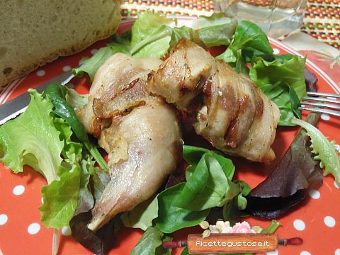 coniglio al forno pomodori secchi lardo colonnata
