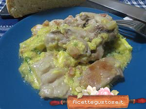 coniglio in fricassea