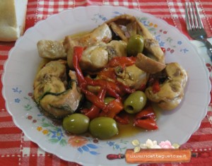 coniglio peperoni finocchietto selvatico