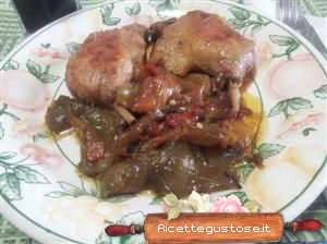 ricetta cosci anatra peperoni