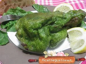 cosci di pollo in pastella di spinaci ricetta