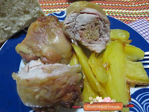 Cosci di pollo ripieni
