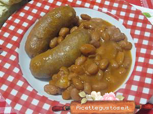 fagioli e salsiccia