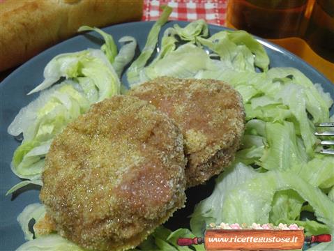 Hamburger gratinati al pangrattato