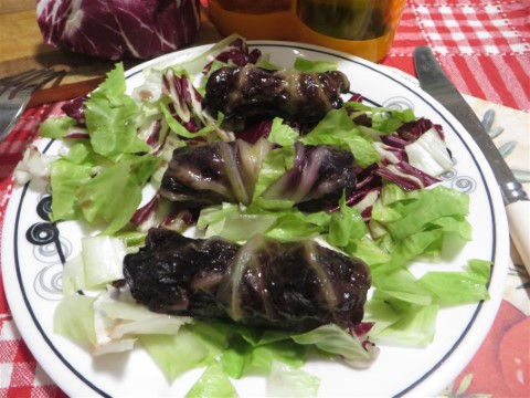 involtini di radicchio