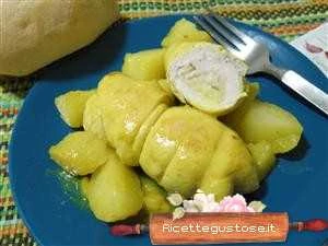 involtini pollo patate e curry ricetta