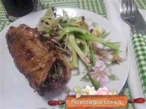 petto di anatra farcito alla rucola ricetta