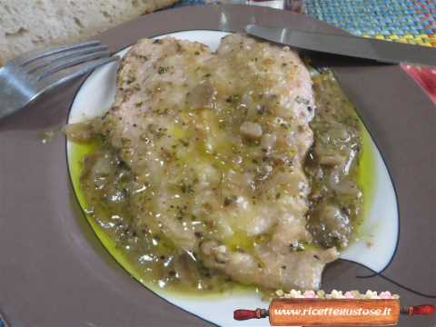 Petto di pollo alla crema di pistacchi