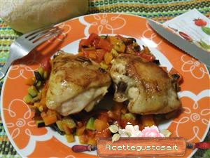 ricetta pollo al curry e verdure