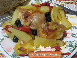 pollo al forno croccante