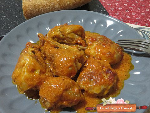 Pollo in salsa orientale