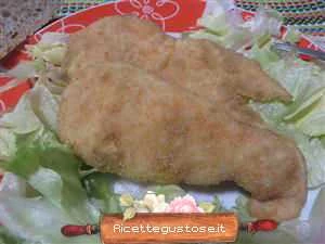 pollo impanato albumi e pesto ricetta