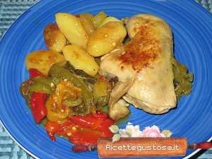 ollo peperoni arrosto e patate novelle