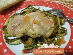 pollo e zucchine gustoso