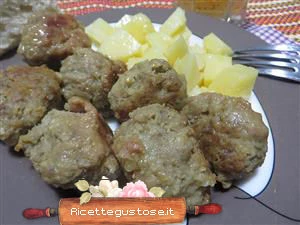 polpette con patate alla birra
