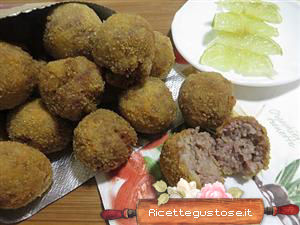 polpette fritte patate