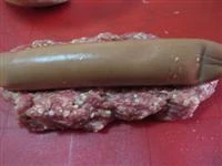polpettone con wurstel di pollo immagine 3