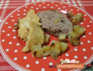 polpettone in crosta di pane al pecorino ricetta