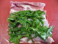 Rolle di agnello con rughetta