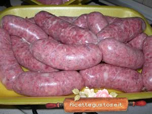 salsicce fatte in casa ricetta
