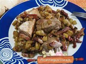 spezzatino di maiale alle melanzane ricetta
