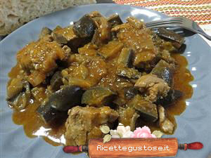 Spezzatino alle melanzane