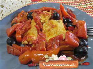 baccala ai peperoni gustoso ricetta