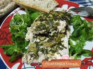 cefalo aromatico al cartoccio