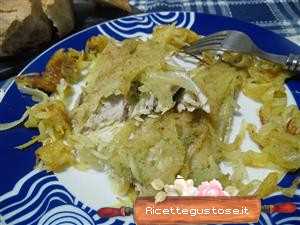 cefalo gratinato patate pesto