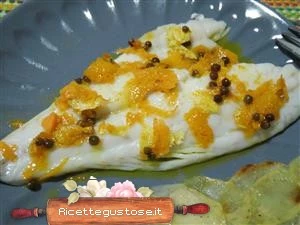 orata al forno agrumi e pepe rosa