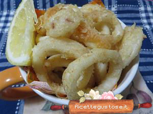frittura calamari al curry