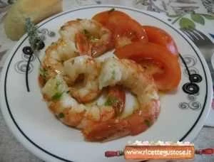 gamberi argentini alla griglia ricetta