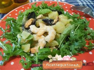 insalata cozze e gamberetti ricetta