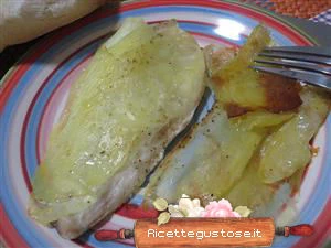 Orata crosta di patate ricetta