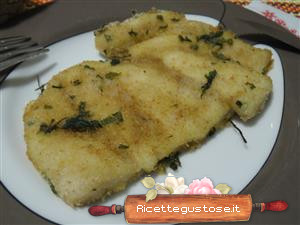 pesce persico gratinato in forno