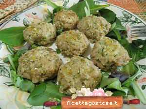 polpette light razza e zucchine