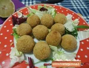 polpette zucchine e salmone con fiocchi di avena