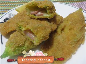 fiori di zucca ripieni