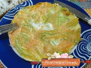 frittata fiori di zucca al forno ricetta