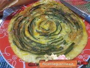 frittata fagiolini al metro ricetta